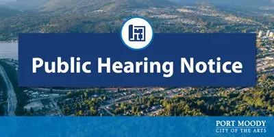 Blueprint icon with Public Hearing Notice text